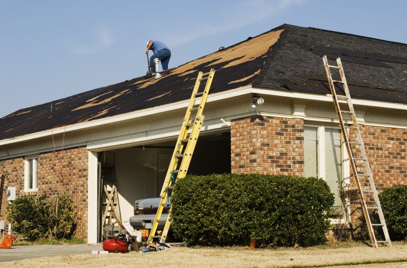 A Frame Roof Repair in Fluvanna County, VA