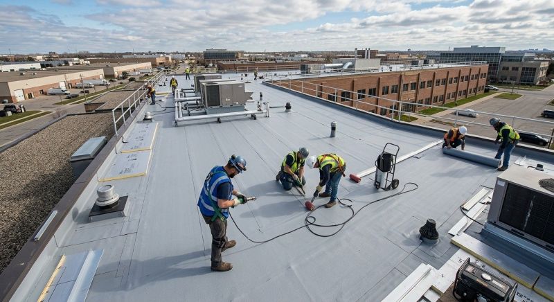 Our team working on Roofing Service projects in Fluvanna County, VA