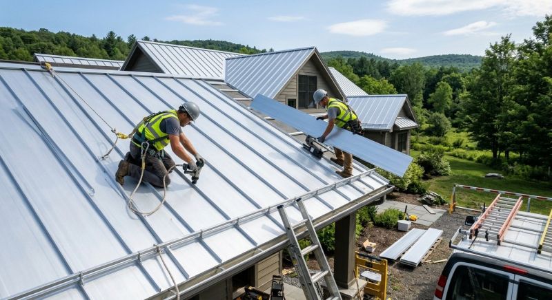 Aluminum Roof Installation in Fluvanna County, VA