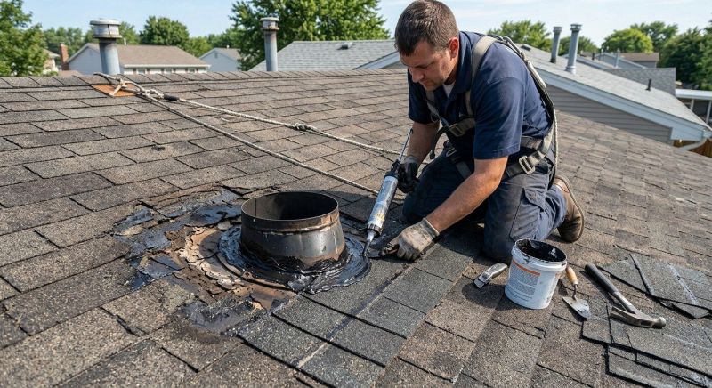 Asphalt Roof Leak Repair in Albemarle County, VA