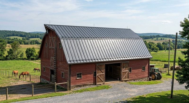 Barn Roof Replacement in Batesville, VA