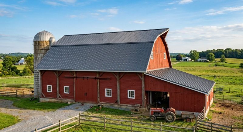 Barn Roof Replacement in Cartersville, VA
