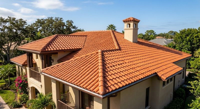 Barrel Tile Roof Installation in Fluvanna County, VA
