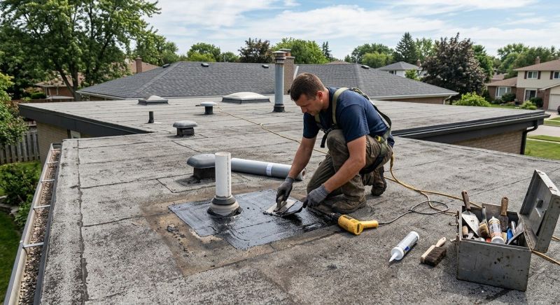 Bitumen Roof Repair in Fluvanna County, VA