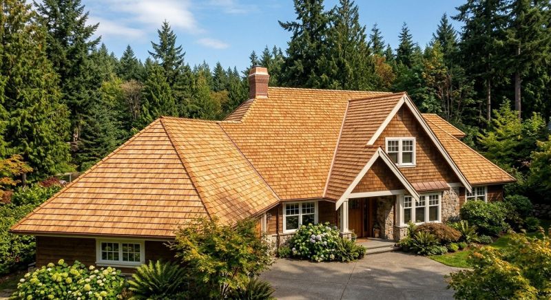 Cedar Roof Construction in Fluvanna County, VA