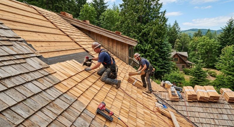 Cedar Roof Installation in Fork Union, VA