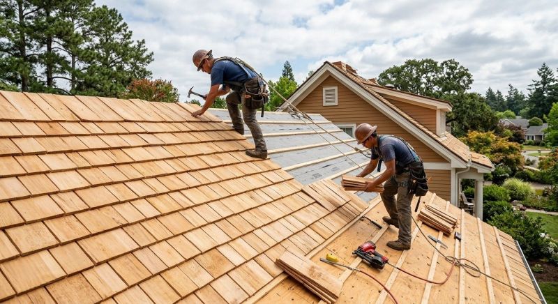 Cedar Roof Installation in Fork Union, VA