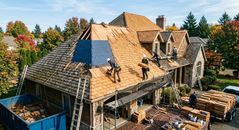 Cedar Roof Replacement in Batesville, VA