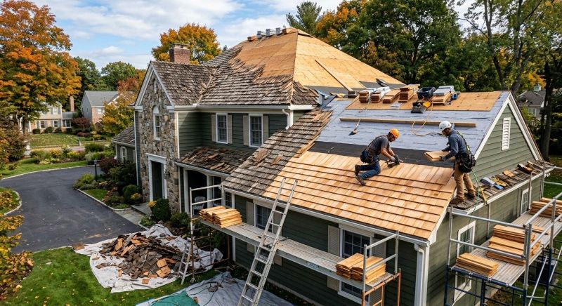Cedar Roof Replacement in Fork Union, VA