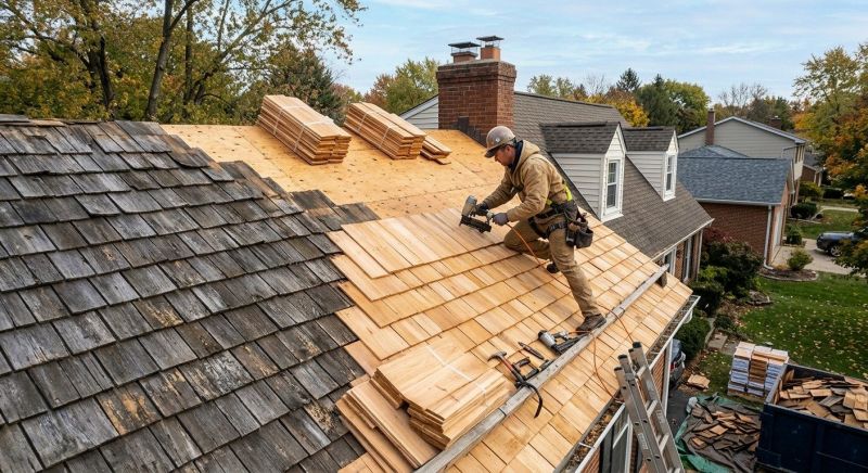 Cedar Roof Replacement in Palmyra, VA