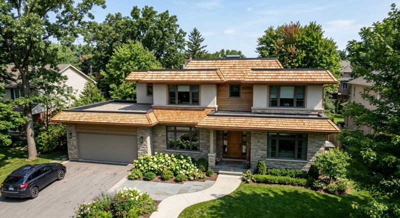 Cedar Shake Roof Construction in Charlottesville, VA