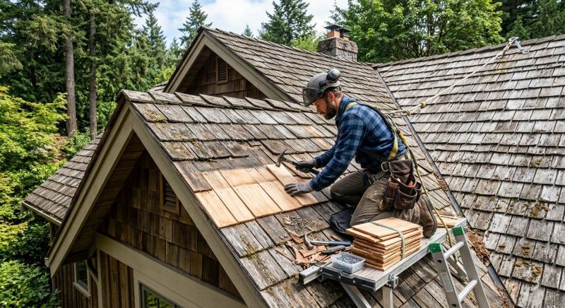 Cedar Shingles Repair in Kents Store, VA