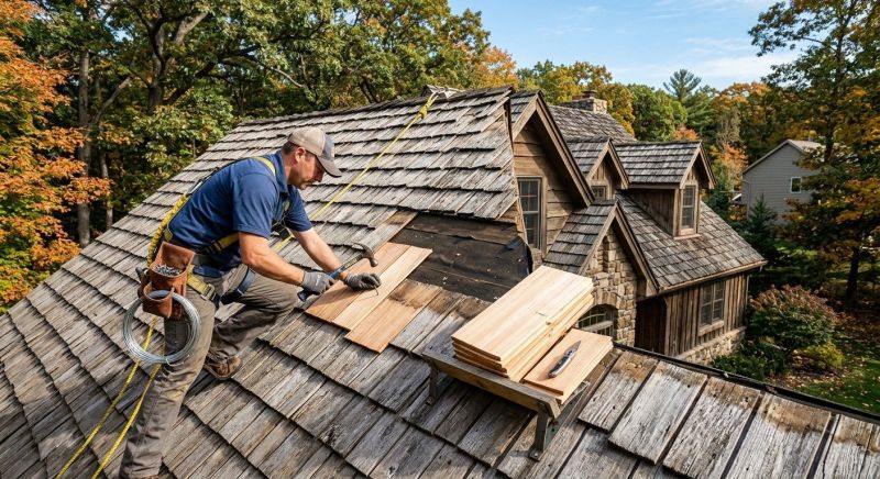 Cedar Shingles Repair in Palmyra, VA