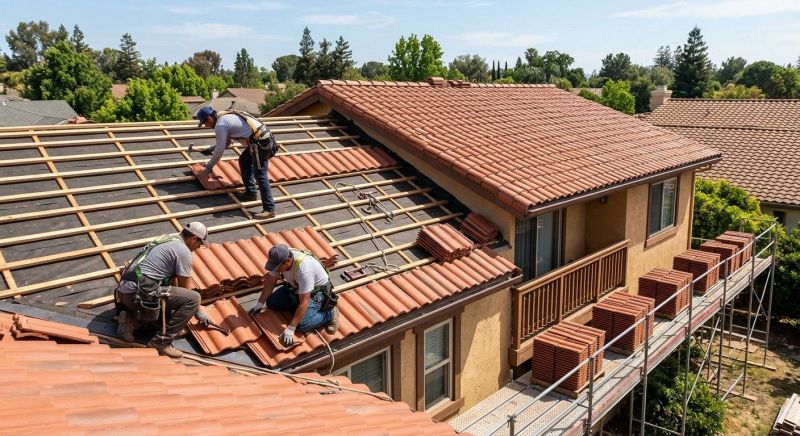 Clay Roof Installation in Fork Union, VA