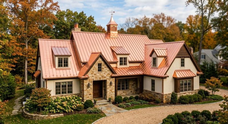 Copper Roof Repair in Fluvanna County, VA