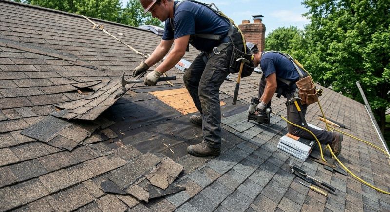 Damaged Roof Repair in Barboursville, VA