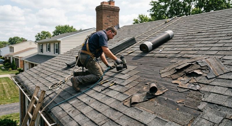 Damaged Roof Repair in Louisa, VA