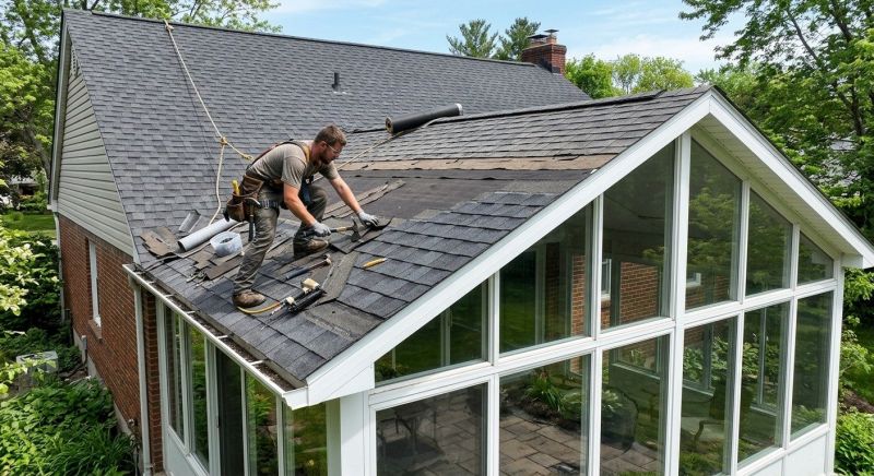 Damaged Roof Replacement in Albemarle County, VA