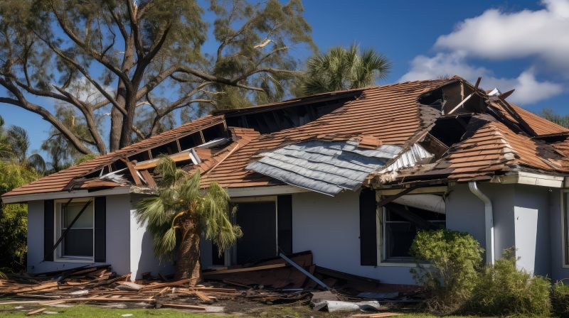 Damaged Roof Replacement in Scottsville, VA