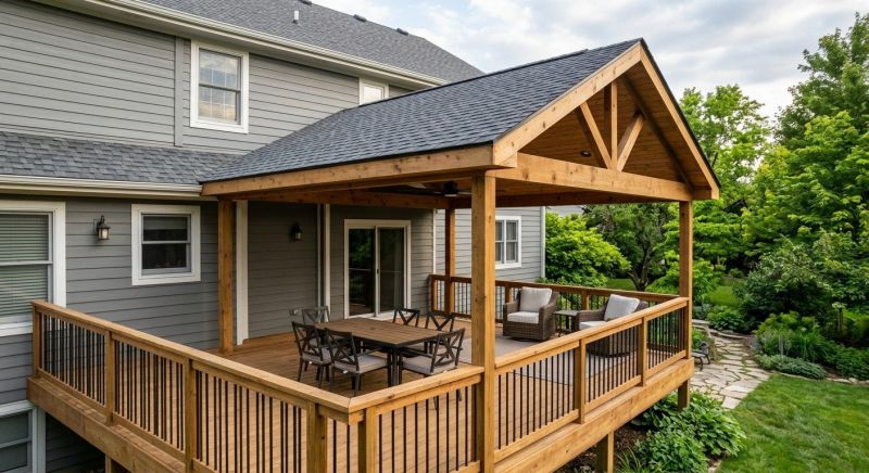 Deck Roof Construction in Fluvanna County, VA