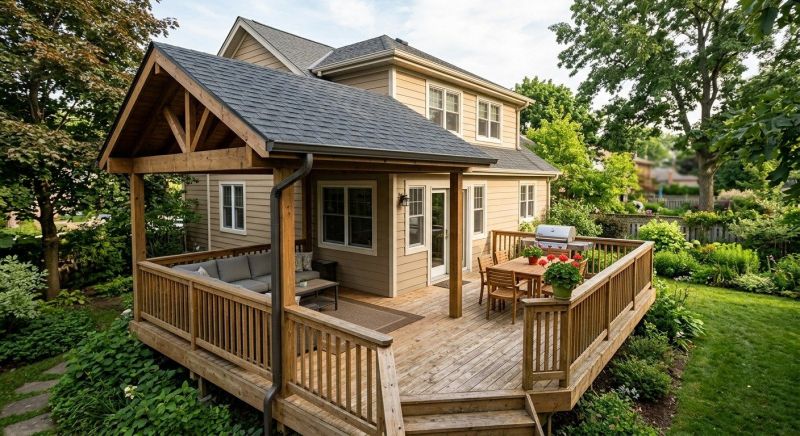 Deck Roof Construction in Fluvanna County, VA