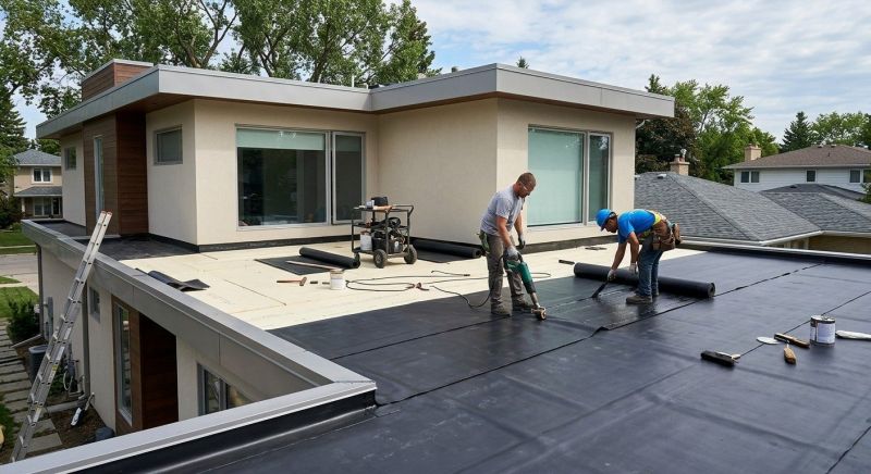 Flat Roof Construction in Fluvanna County, VA
