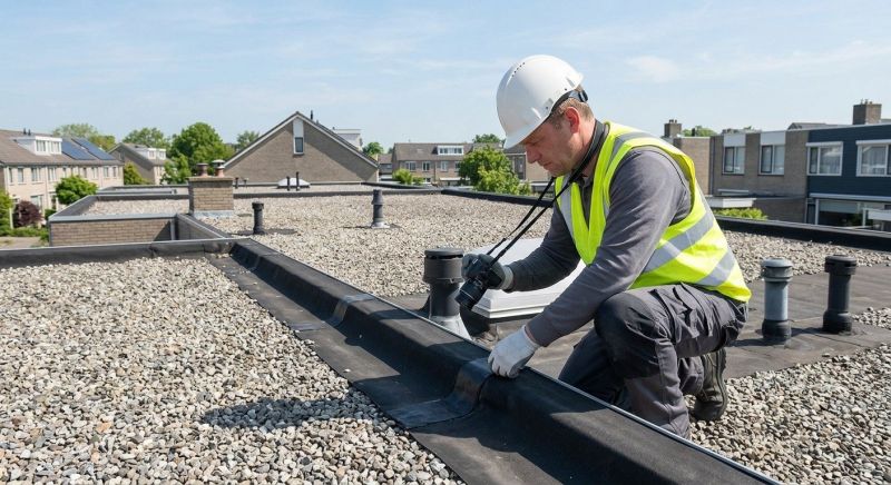 Flat Roof Inspection in Fluvanna County, VA
