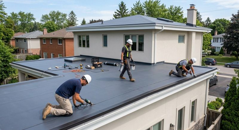 Flat Roof Installation in Palmyra, VA