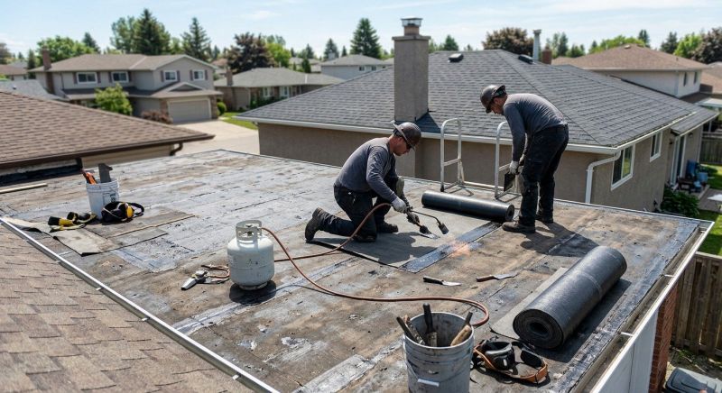 Flat Roof Repair in Cartersville, VA