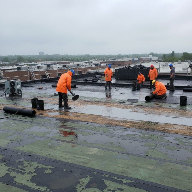 Flat Roof Repair in Kents Store, VA