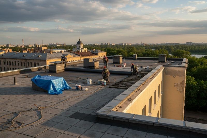 Flat Roof Replacement in Cartersville, VA