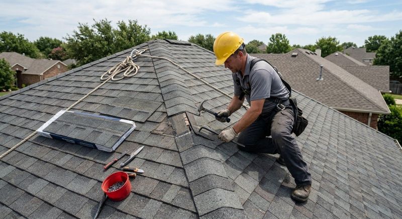 Hip Roof Shingle Repair in Fluvanna County, VA