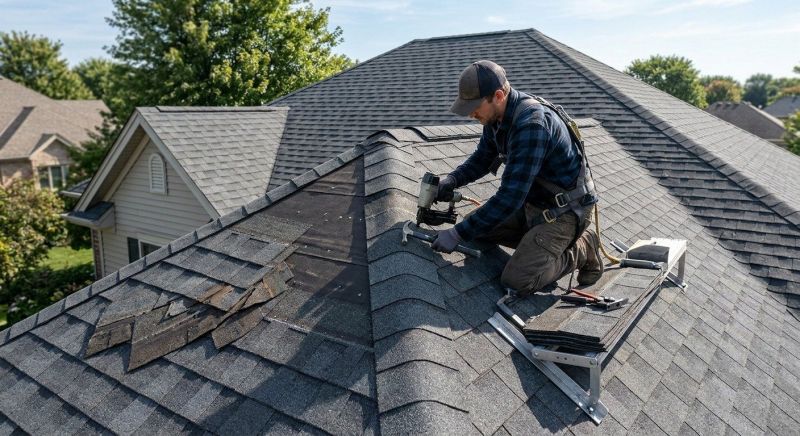 Hip Roof Shingle Replacement in Fluvanna County, VA
