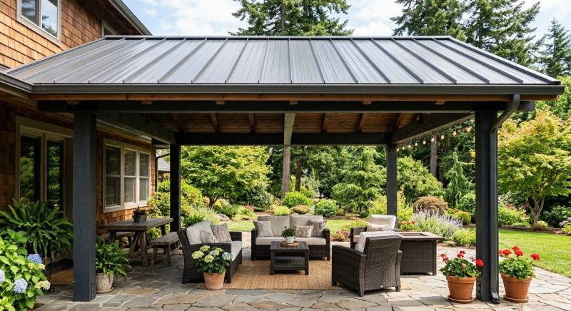 Metal Patio Roof Repair in Fluvanna County, VA