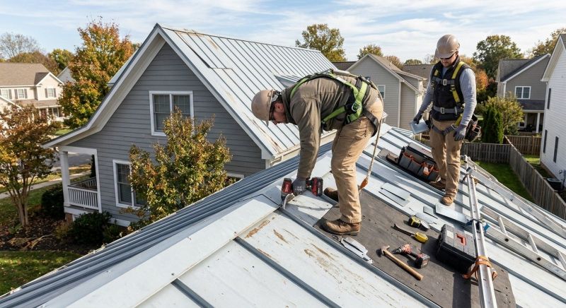 Metal Roof Repair in Kents Store, VA