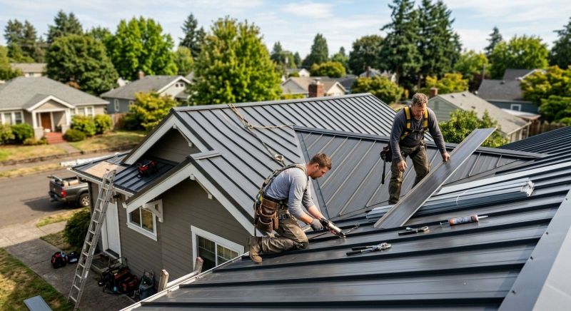 Metal Roof Repair in Scottsville, VA