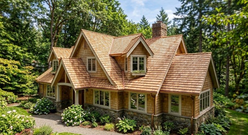 Natural Wood Roof Installation in Fluvanna County, VA