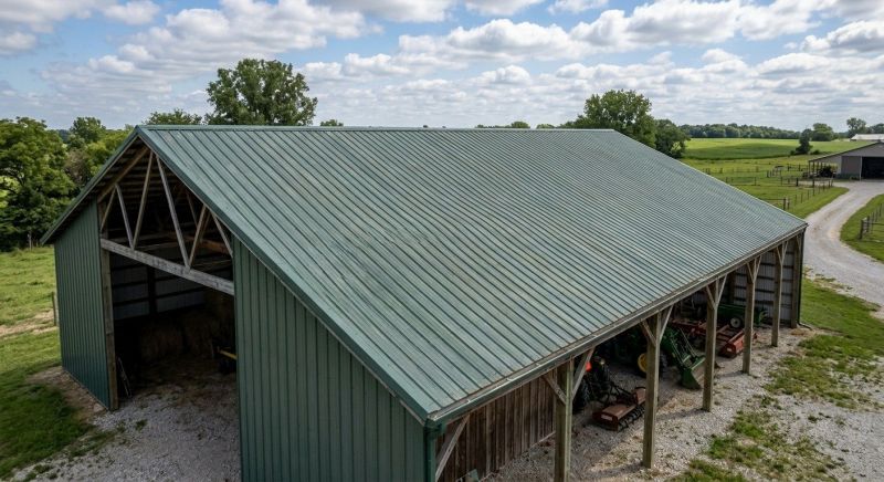 Pole Barn Roof Repair in Louisa, VA