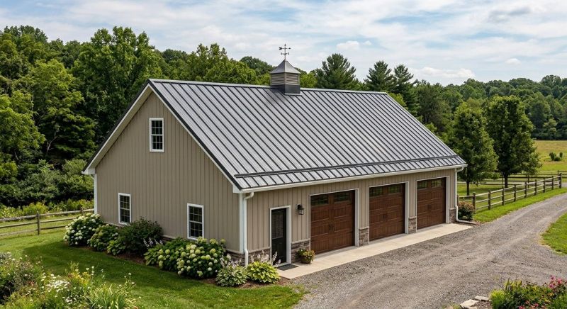 Pole Barn Roof Repair in Palmyra, VA