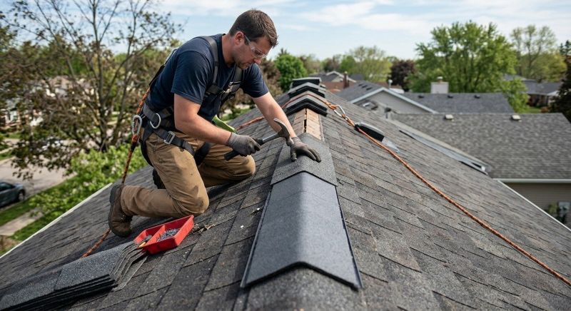 Ridge Cap Repair in Fluvanna County, VA
