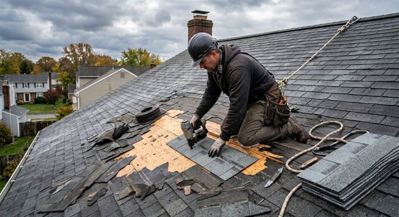 Roof Damage Restoration in Cartersville, VA