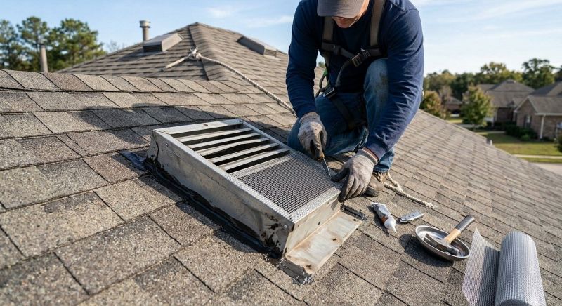 Roof Vent Flashing Repair in Fluvanna County, VA