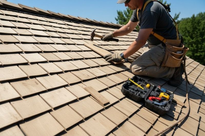 Shake Shingle Repair in Albemarle County, VA