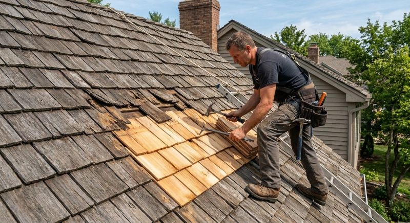 Shake Shingle Repair in Scottsville, VA
