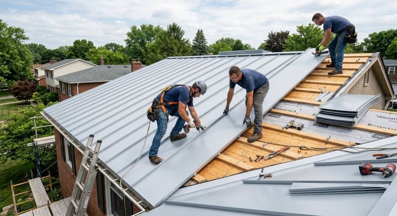 Sheet Roofing Installation in Cartersville, VA