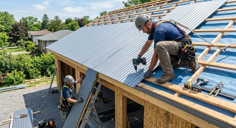Sheet Roofing Installation in Louisa County, VA