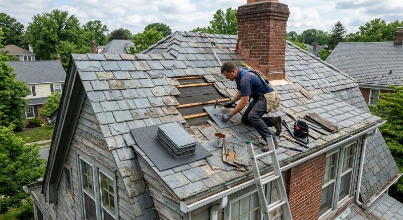 Slate Roof Maintenance in Fluvanna County, VA