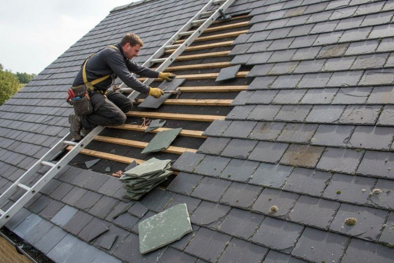 Slate Roof Repair in Albemarle County, VA