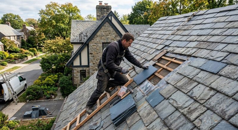 Slate Shingles Repair in Louisa County, VA
