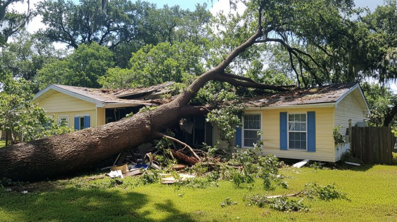 Storm Damage Roof Repair in Kents Store, VA